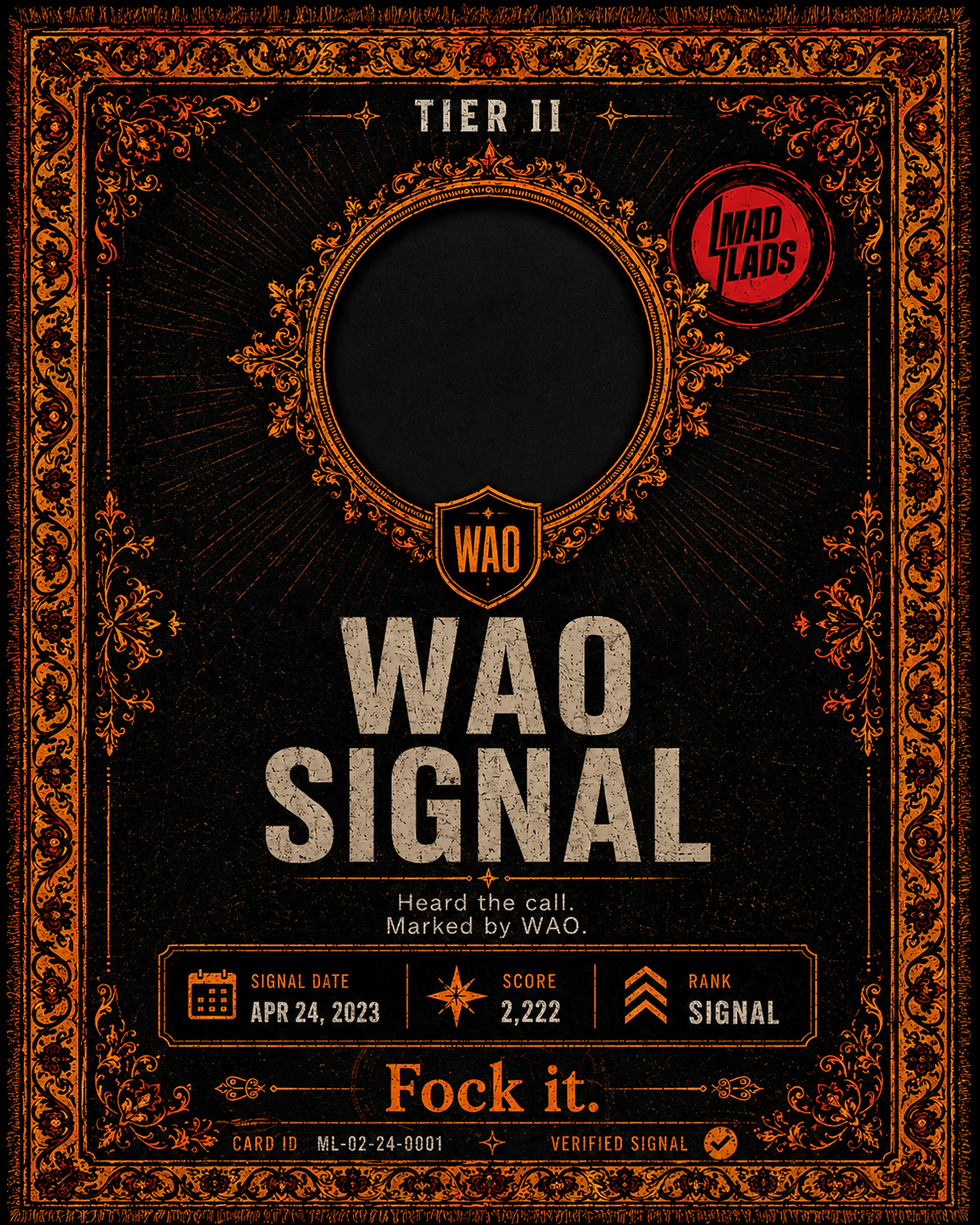 WAO Signal — sample artwork