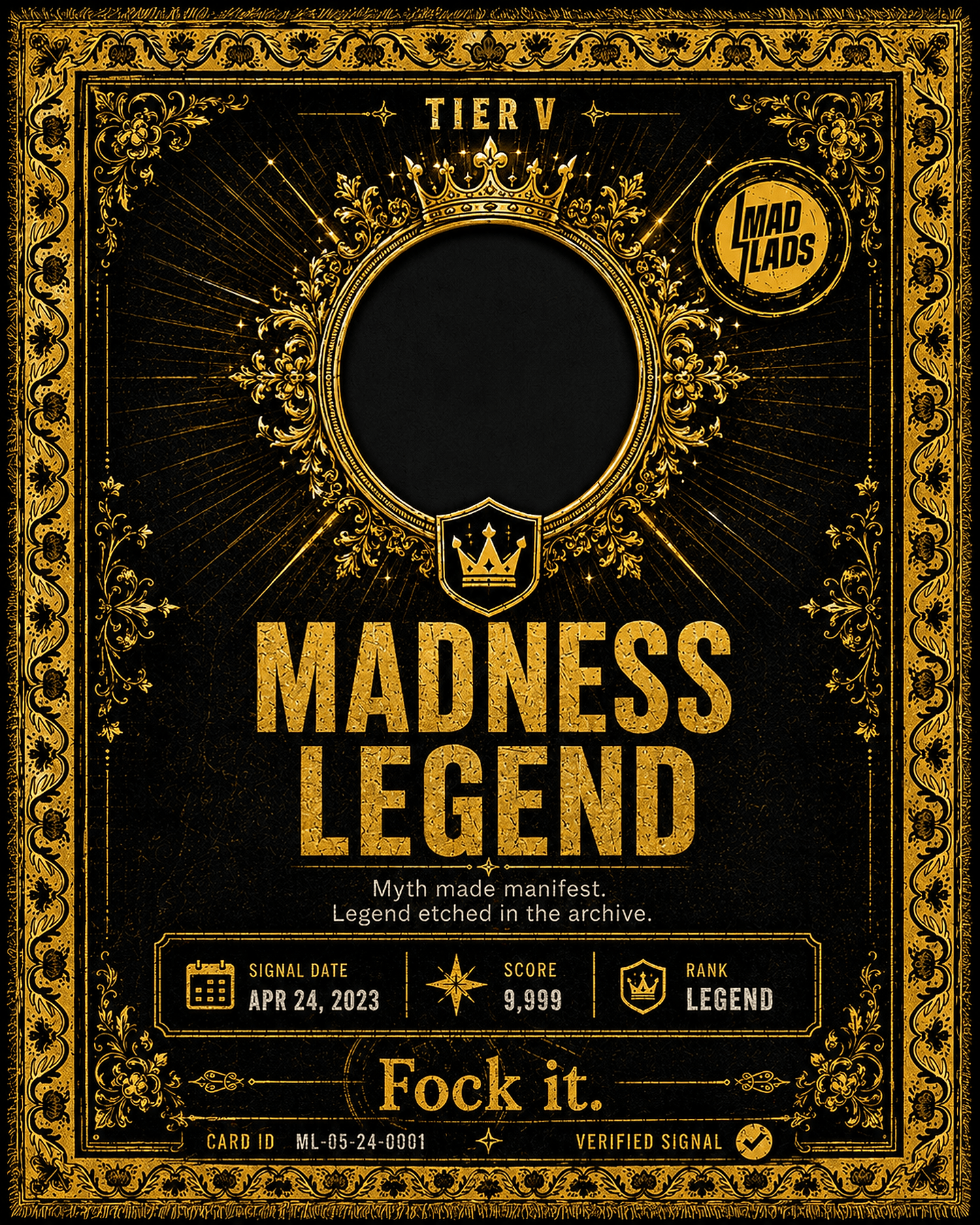 Madness Legend — sample artwork